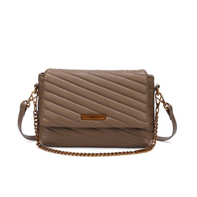 Bolsa Pequena Soft Marrom Alça Dupla