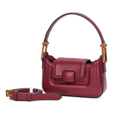 Bolsa Pequena Soft Vermelha Alça Dupla