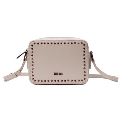 Bolsa Pequena Soft Off White Alça Transversal