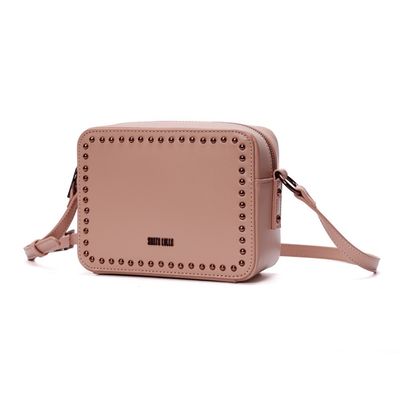 Bolsa Pequena Soft Rosa Alça Transversal