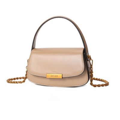 Bolsa Pequena Soft Bege Alça Dupla
