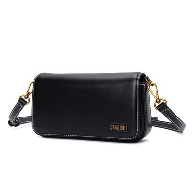 Bolsa Pequena Soft Preto Alça Transversal