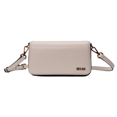 Bolsa Pequena Soft Bege Alça Transversal
