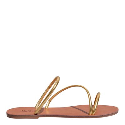 Rasteira Metalizada Ipanema Dourada