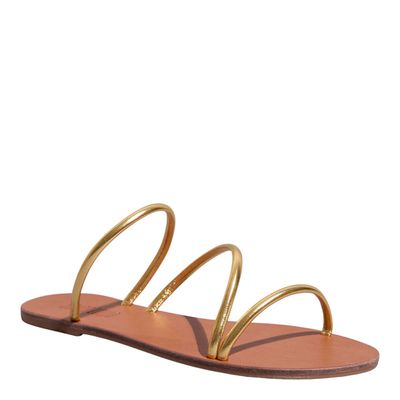 Rasteira Metalizada Ipanema Dourada