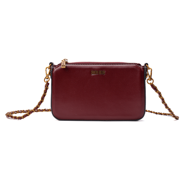 Bolsa Pequena Soft Vermelho Alça Transversal