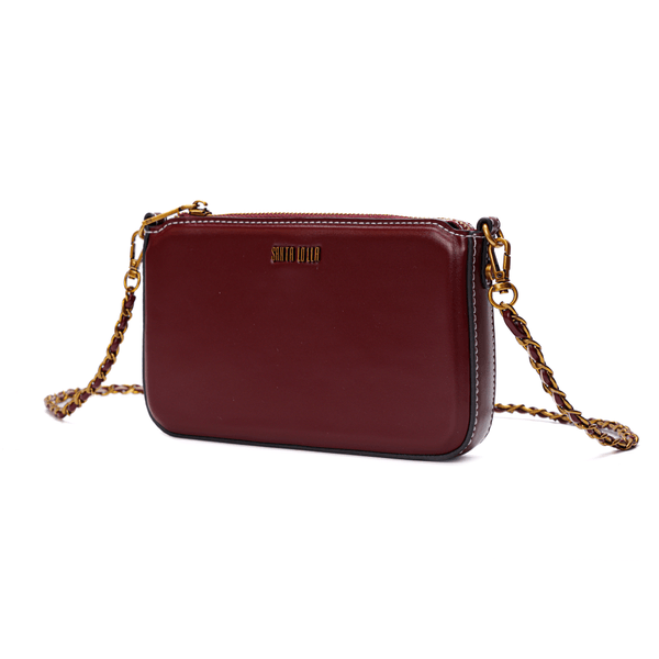 Bolsa Pequena Soft Vermelho Alça Transversal