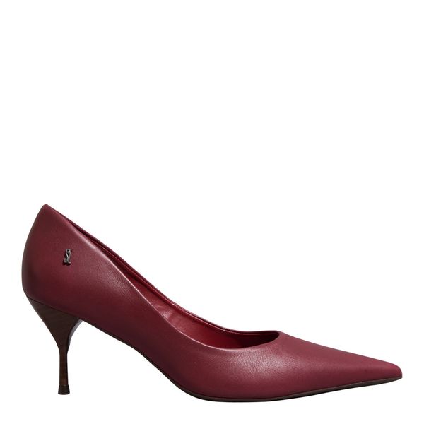 Scarpin couro confort light ruby