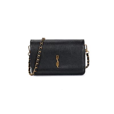 Bolsa Pequena Floater Preto Alça Transversal