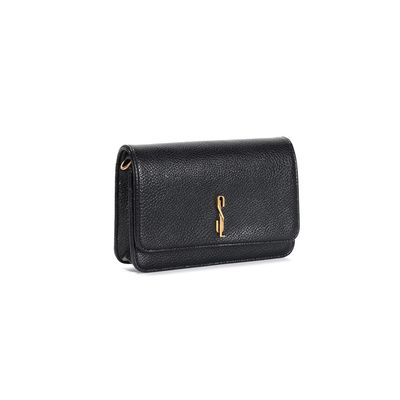 Bolsa Pequena Floater Preto Alça Transversal