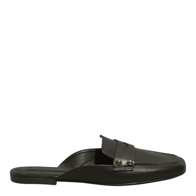 Mule Couro Nobre Soft Preto