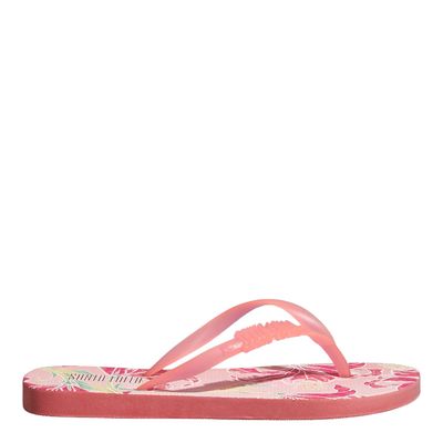 Chinelo Flip Flop Borracha Rosa Bloom