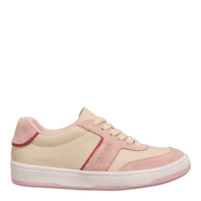 Tênis Couro Camurção Rosa