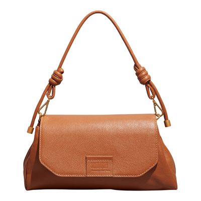 Bolsa Pequena Couro Floater Caramelo Alça De Ombro