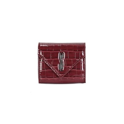 Porta Cartão Croco Vermelho