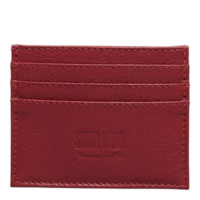 Porta Cartão Couro Floater Vermelho