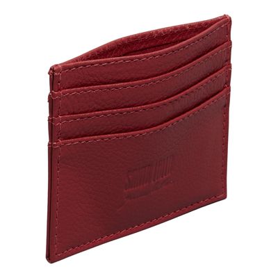 Porta Cartão Couro Floater Vermelho