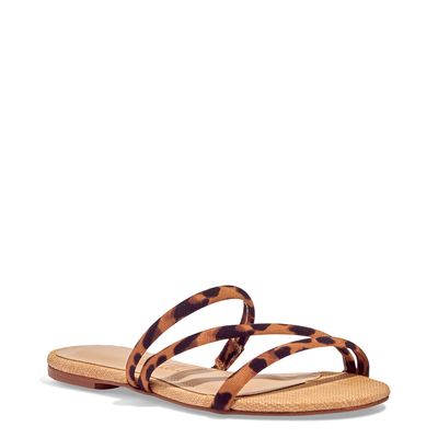 Rasteira Animal Print Estampa Leopardo