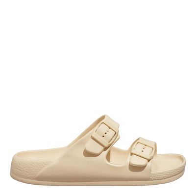 Papete Borracha Off White Fivela