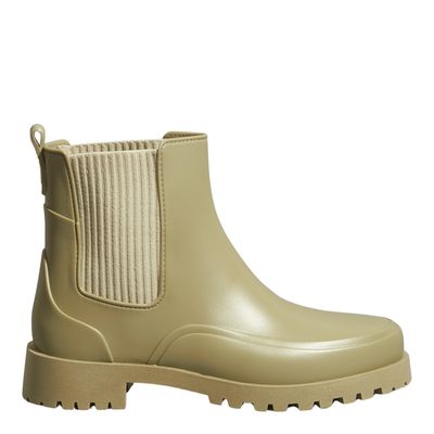 Bota Chelsea Borracha Verde Pistache