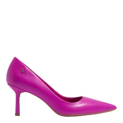 SCARPIN COURO PELICA SOFT HOT PINK