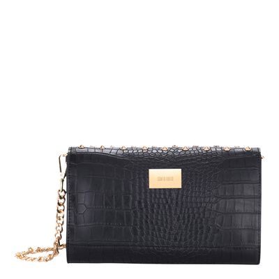 Clutch croco spikes preta