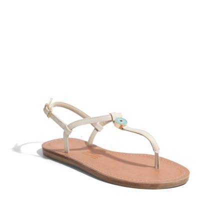 Rasteira Thong Olho Grego Off White