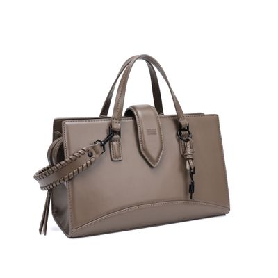 Bolsa Soft Cinza Duas Alças