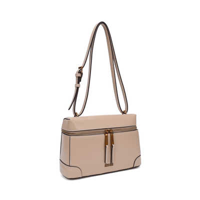 Bolsa Soft Bege Alça De Ombro