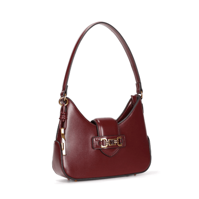 Bolsa Baguete Soft Vermelho Ruby  Alça De Ombro