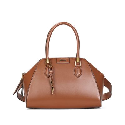 Bolsa Soft Marrom Safari Alça Dupla
