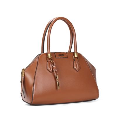 Bolsa Soft Marrom Safari Alça Dupla