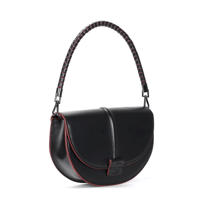 Bolsa Pequena Soft Preta Alça Dupla