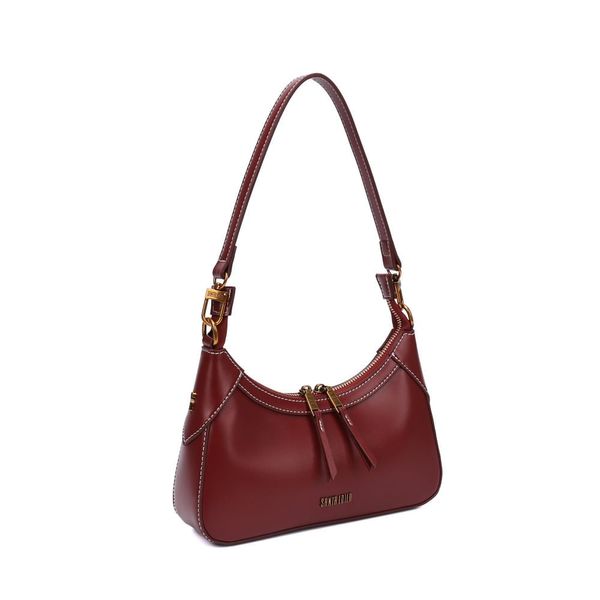 Bolsa Baguete Soft Vermelha Alça De Ombro