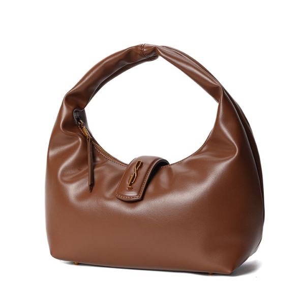 Bolsa Hobo Soft Marrom Alça De Ombro