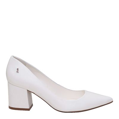 Scarpin mestico branco