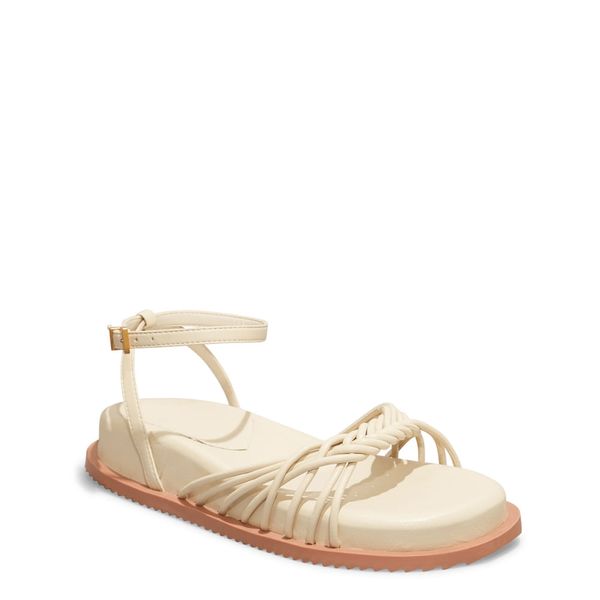 Sandália Papete Napa Soft Creme