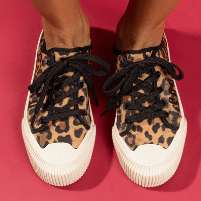 Tênis Lona Estampa Animal Print Onça