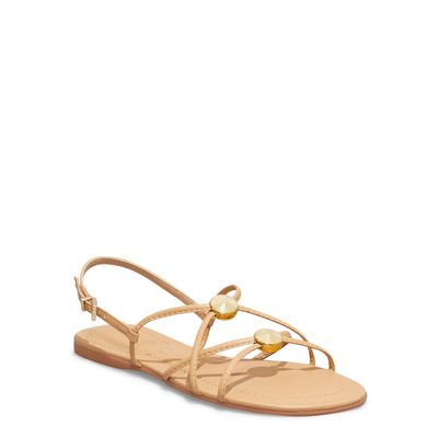 Sandália Rasteira Napa Soft Bege