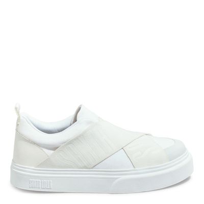 Tênis Slip On Lona Deserto Branco