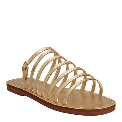 Rasteira napa metalizada ultra ouro ligh