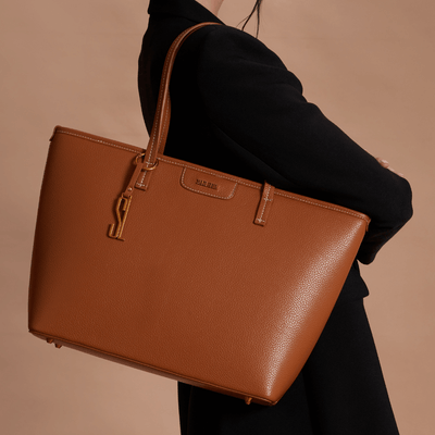 Bolsa Shopper Material Floater Marrom