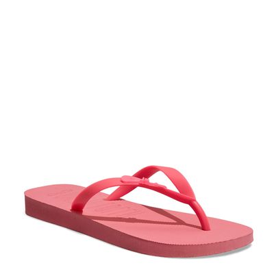 Chinelo Flip Flop Borracha Rosa Chic Jelly
