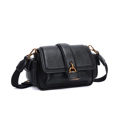 Bolsa Pequena Floater Preta Alça Transversal