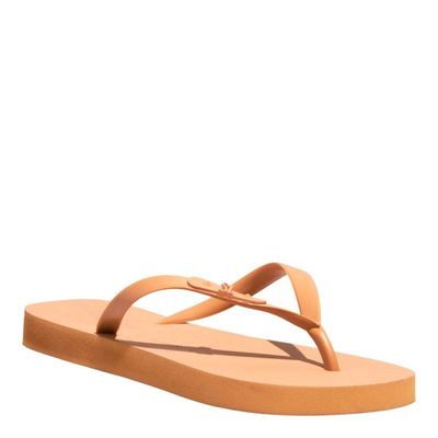 Chinelo Flip Flop Borracha Bege Egido