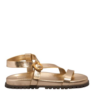 Papete Couro Metalizado Dourado Tratorada