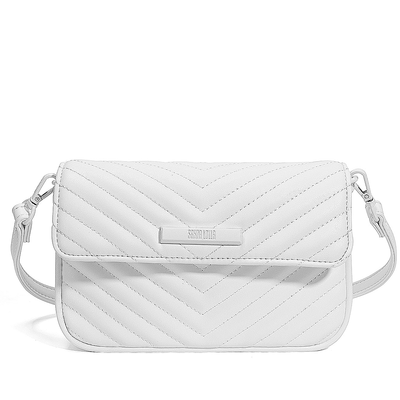 Bolsa Transversal Matelassê Soft Branca