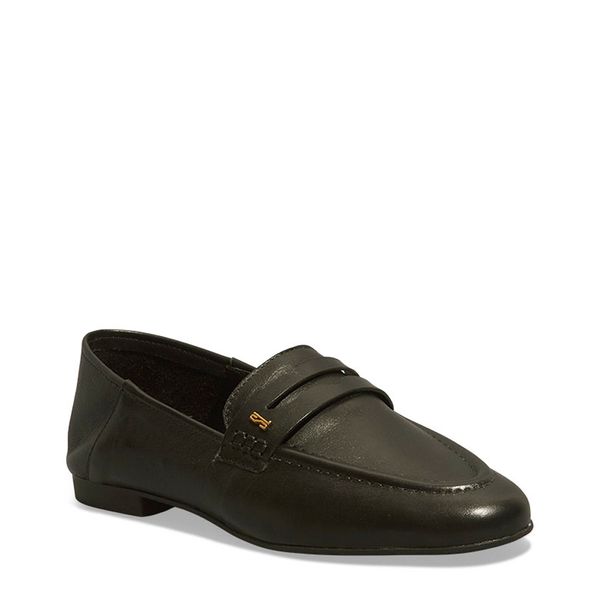 Mocassim Couro Nobre Preto Bico Redondo