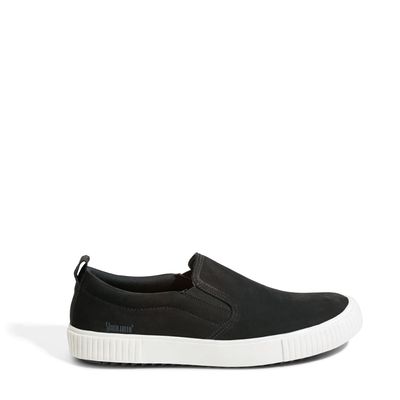 Tênis Slip on Masculino Nobuck Preto