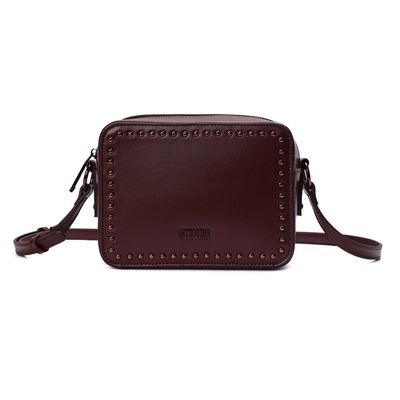 Bolsa Pequena Soft Marrom Dark Alça Transversal